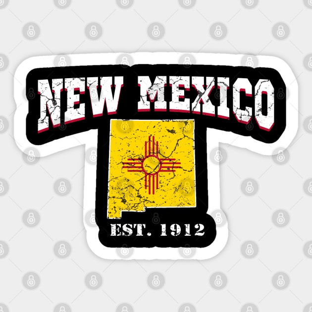 New Mexico est. 1912 Sticker by Mila46